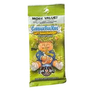Topps 2020 Garbage Pail Kids 35th Anniversary Green Fat Pack